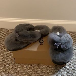UGG Furry Slides